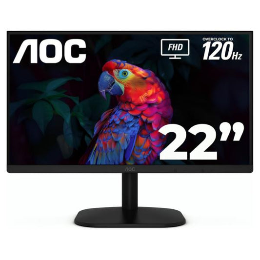 MONITOR AOC 22B35HM23 21.5" PLANA FULL HD 1920 X 1080 120HZ LED ADAPTIVE SYNC HDMI / VGA / 3.5MM NEGRO